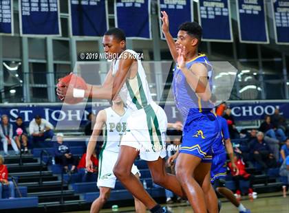 Thumbnail 3 in Long Beach Poly vs. Bishop Amat (St. John Bosco-Gahr Classic) photogallery.