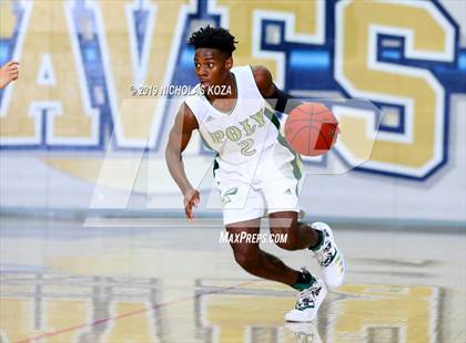 Thumbnail 2 in Long Beach Poly vs. Bishop Amat (St. John Bosco-Gahr Classic) photogallery.