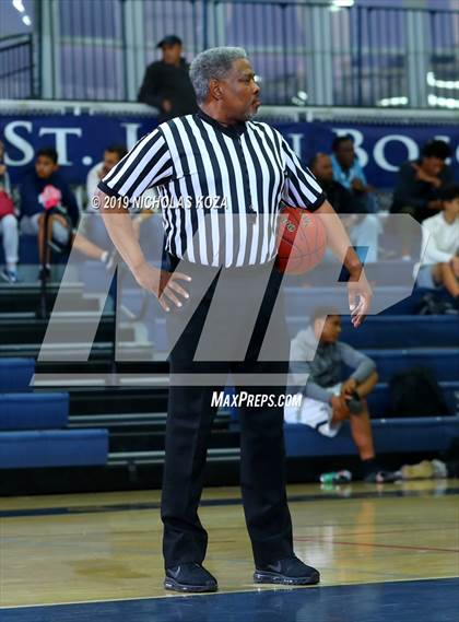 Thumbnail 2 in Long Beach Poly vs. Bishop Amat (St. John Bosco-Gahr Classic) photogallery.