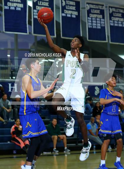 Thumbnail 1 in Long Beach Poly vs. Bishop Amat (St. John Bosco-Gahr Classic) photogallery.
