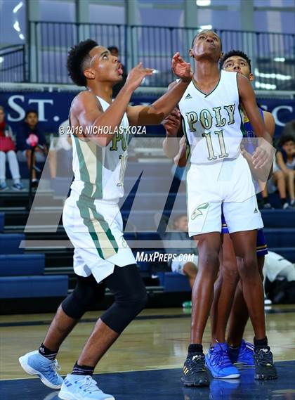 Thumbnail 2 in Long Beach Poly vs. Bishop Amat (St. John Bosco-Gahr Classic) photogallery.