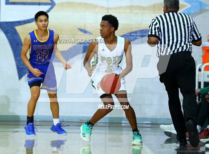 Thumbnail 1 in Long Beach Poly vs. Bishop Amat (St. John Bosco-Gahr Classic) photogallery.