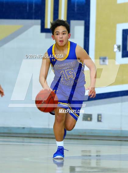 Thumbnail 2 in Long Beach Poly vs. Bishop Amat (St. John Bosco-Gahr Classic) photogallery.