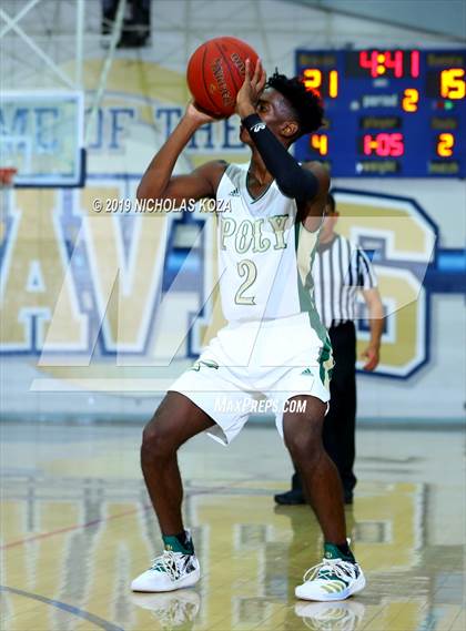 Thumbnail 2 in Long Beach Poly vs. Bishop Amat (St. John Bosco-Gahr Classic) photogallery.