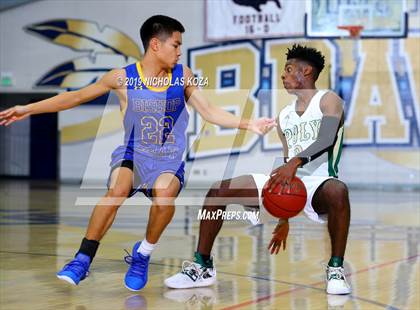 Thumbnail 3 in Long Beach Poly vs. Bishop Amat (St. John Bosco-Gahr Classic) photogallery.