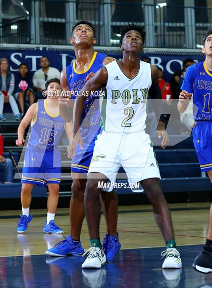 Thumbnail 2 in Long Beach Poly vs. Bishop Amat (St. John Bosco-Gahr Classic) photogallery.