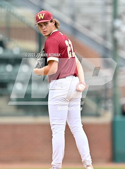 Thumbnail 3 in Cypress Woods vs. Rockwall-Heath (UIL 6A Region 2 Semifinal - Game 3) photogallery.