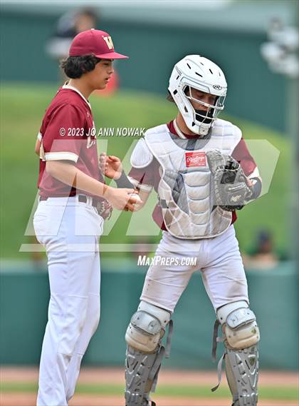 Thumbnail 2 in Cypress Woods vs. Rockwall-Heath (UIL 6A Region 2 Semifinal - Game 3) photogallery.