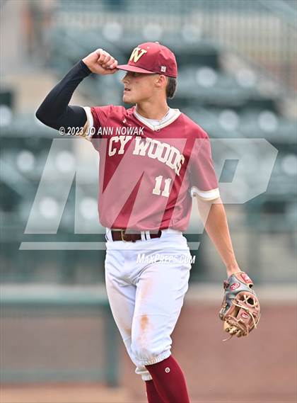Thumbnail 2 in Cypress Woods vs. Rockwall-Heath (UIL 6A Region 2 Semifinal - Game 3) photogallery.