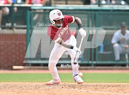 Thumbnail 3 in Cypress Woods vs. Rockwall-Heath (UIL 6A Region 2 Semifinal - Game 3) photogallery.
