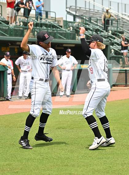 Thumbnail 2 in Cypress Woods vs. Rockwall-Heath (UIL 6A Region 2 Semifinal - Game 3) photogallery.