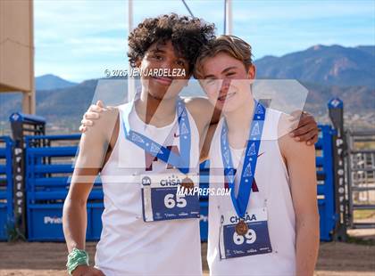 Thumbnail 2 in CHSAA 3A Cross Country Final photogallery.