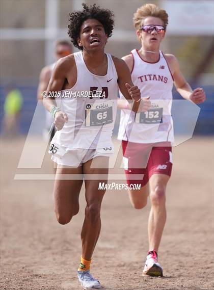Thumbnail 1 in CHSAA 3A Cross Country Final photogallery.
