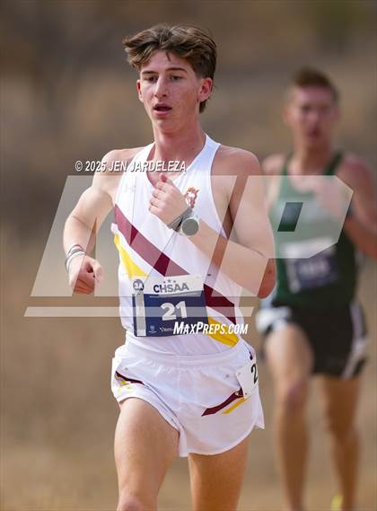Thumbnail 2 in CHSAA 3A Cross Country Final photogallery.
