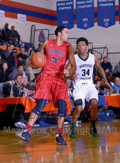 Thumbnail 3 in Findlay Prep @ Montrose Christian (Tarkanian Classic) photogallery.