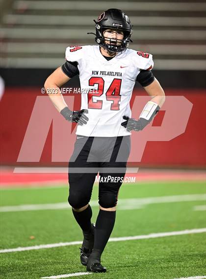Thumbnail 3 in New Philadelphia @ Ursuline (OHSAA D3 First Round) photogallery.