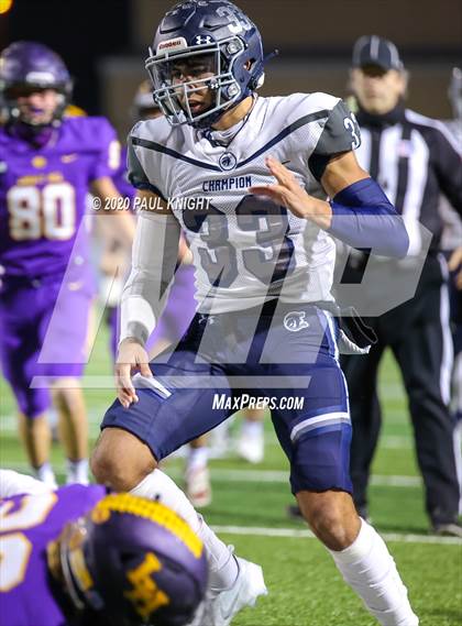 Thumbnail 3 in Boerne-Champion @ Liberty Hill (UIL 5A Area Playoff) photogallery.