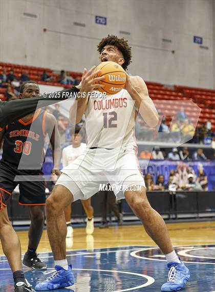 Thumbnail 2 in Columbus vs. Seminole (FHSAA 7A Semifinal) photogallery.