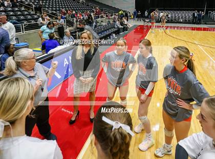 Thumbnail 3 in Davenport vs. Celina (UIL 4A Volleyball Semi-Final) photogallery.