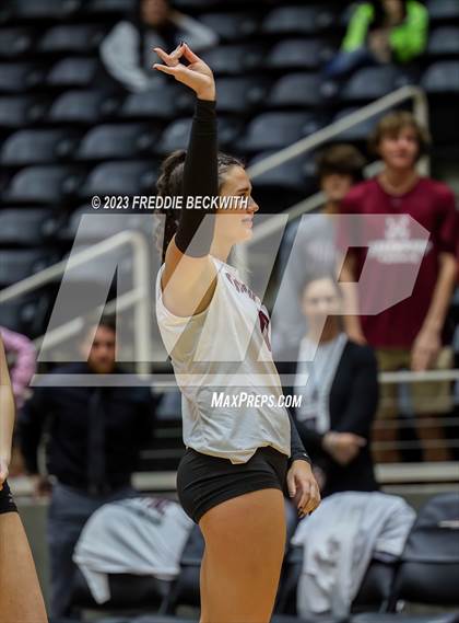 Thumbnail 2 in Davenport vs. Celina (UIL 4A Volleyball Semi-Final) photogallery.