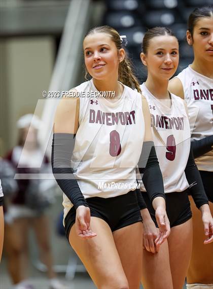 Thumbnail 2 in Davenport vs. Celina (UIL 4A Volleyball Semi-Final) photogallery.