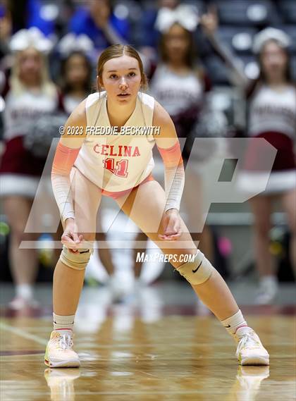 Thumbnail 1 in Davenport vs. Celina (UIL 4A Volleyball Semi-Final) photogallery.