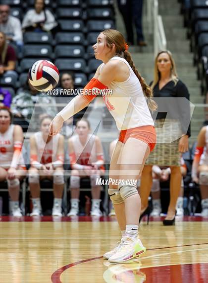 Thumbnail 3 in Davenport vs. Celina (UIL 4A Volleyball Semi-Final) photogallery.