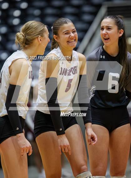 Thumbnail 3 in Davenport vs. Celina (UIL 4A Volleyball Semi-Final) photogallery.