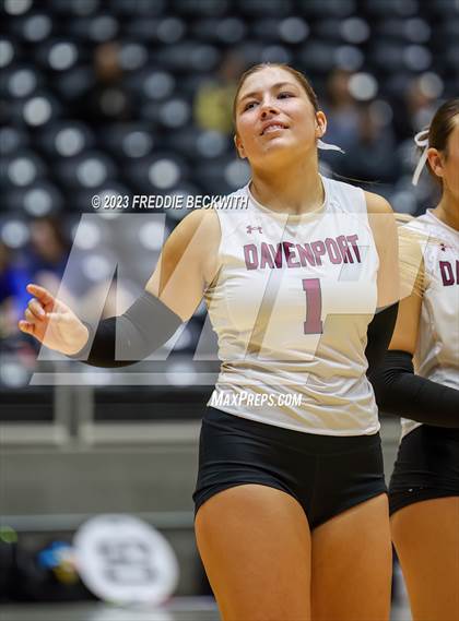 Thumbnail 3 in Davenport vs. Celina (UIL 4A Volleyball Semi-Final) photogallery.