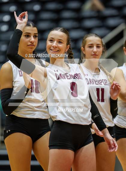 Thumbnail 3 in Davenport vs. Celina (UIL 4A Volleyball Semi-Final) photogallery.