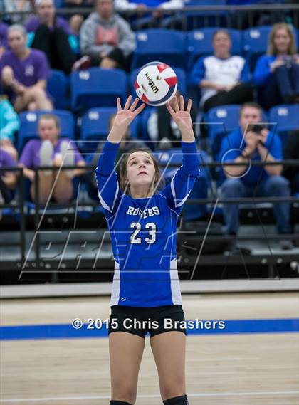 Thumbnail 3 in Rogers vs Bryant (AAA 7A 1st Round Playoff) photogallery.