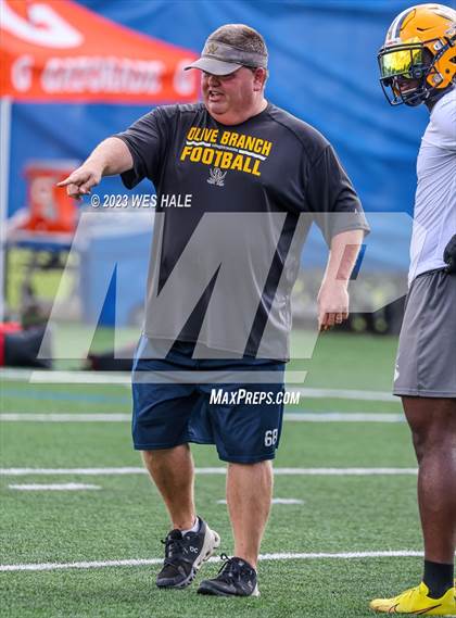 Thumbnail 1 in Olive Branch vs South Panola (U of Memphis 7v7) photogallery.