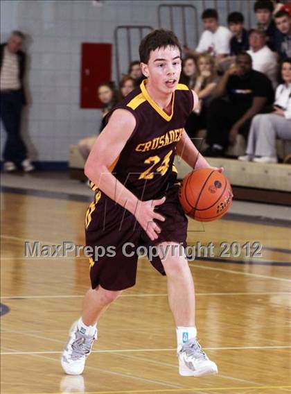Thumbnail 3 in Elk County Catholic vs Clarion-Limestone (District IX A Consolation) photogallery.