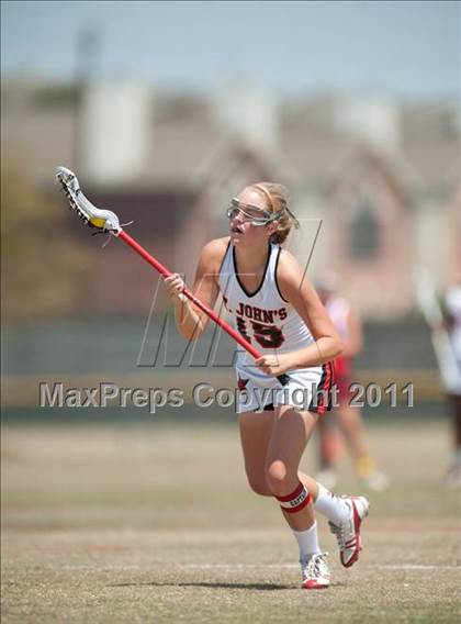 Thumbnail 1 in St. John's v Bowie (D1 TGHSLL State Semifinal) photogallery.