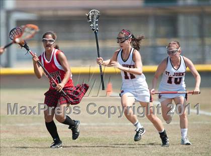 Thumbnail 3 in St. John's v Bowie (D1 TGHSLL State Semifinal) photogallery.