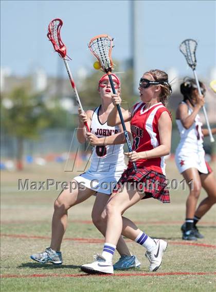 Thumbnail 3 in St. John's v Bowie (D1 TGHSLL State Semifinal) photogallery.