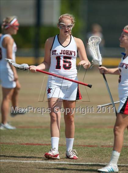 Thumbnail 1 in St. John's v Bowie (D1 TGHSLL State Semifinal) photogallery.