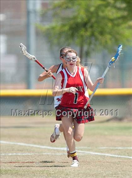 Thumbnail 1 in St. John's v Bowie (D1 TGHSLL State Semifinal) photogallery.