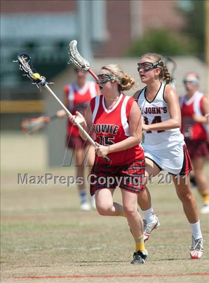 Thumbnail 2 in St. John's v Bowie (D1 TGHSLL State Semifinal) photogallery.