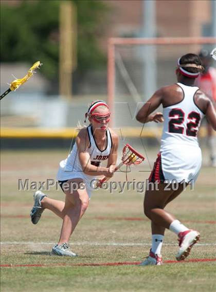 Thumbnail 3 in St. John's v Bowie (D1 TGHSLL State Semifinal) photogallery.