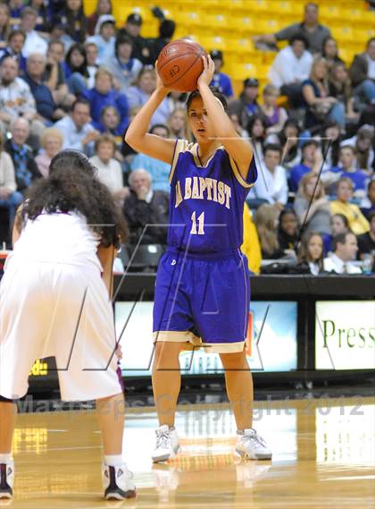 Thumbnail 1 in Bishop Conaty-Loretto vs. Los Angeles Baptist (CIF-SS D5A Final 2007) photogallery.