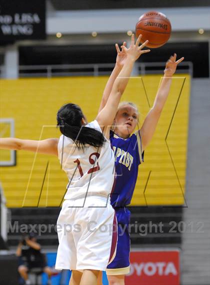 Thumbnail 3 in Bishop Conaty-Loretto vs. Los Angeles Baptist (CIF-SS D5A Final 2007) photogallery.