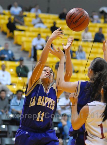 Thumbnail 2 in Bishop Conaty-Loretto vs. Los Angeles Baptist (CIF-SS D5A Final 2007) photogallery.