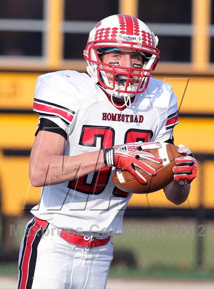 Thumbnail 3 in Marshfield vs. Homestead (WIAA Playoffs) photogallery.