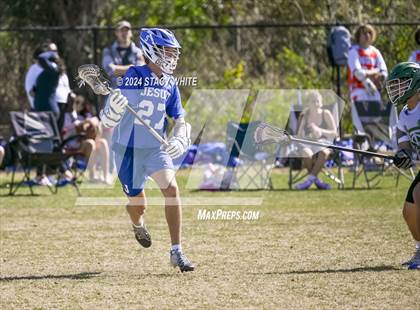 Thumbnail 1 in Tampa Catholic vs Jesuit (LAX Against Leukemia) photogallery.