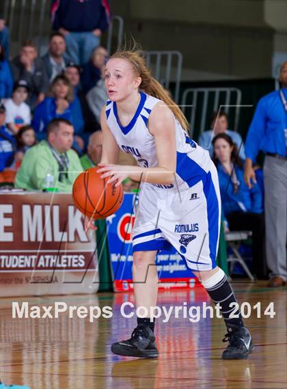 Thumbnail 2 in Romulus vs. Fort Edward (NYSPHSAA Class D Final) photogallery.