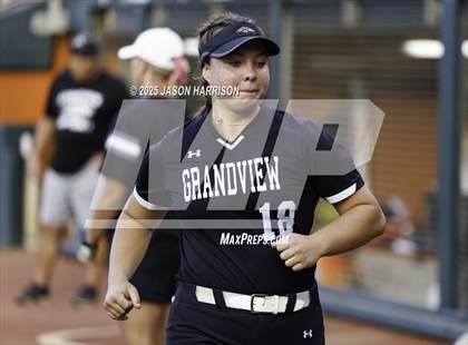 Thumbnail 1 in Whitesboro vs. Grandview (UIL Softball 3A D1 Final) photogallery.