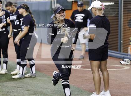 Thumbnail 1 in Whitesboro vs. Grandview (UIL Softball 3A D1 Final) photogallery.