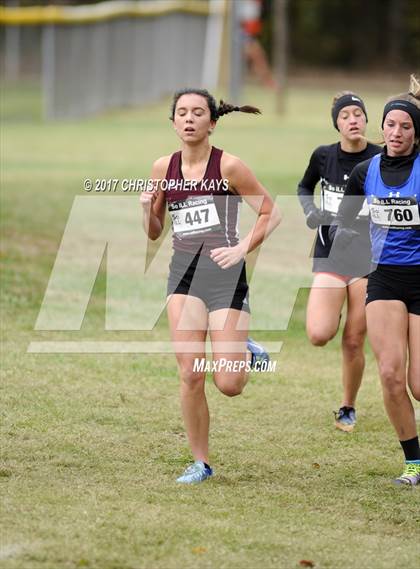 Thumbnail 2 in IHSA 1A Girls Cross Country Sectional (Benton) photogallery.