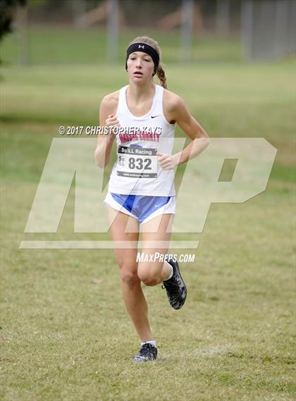 Thumbnail 3 in IHSA 1A Girls Cross Country Sectional (Benton) photogallery.